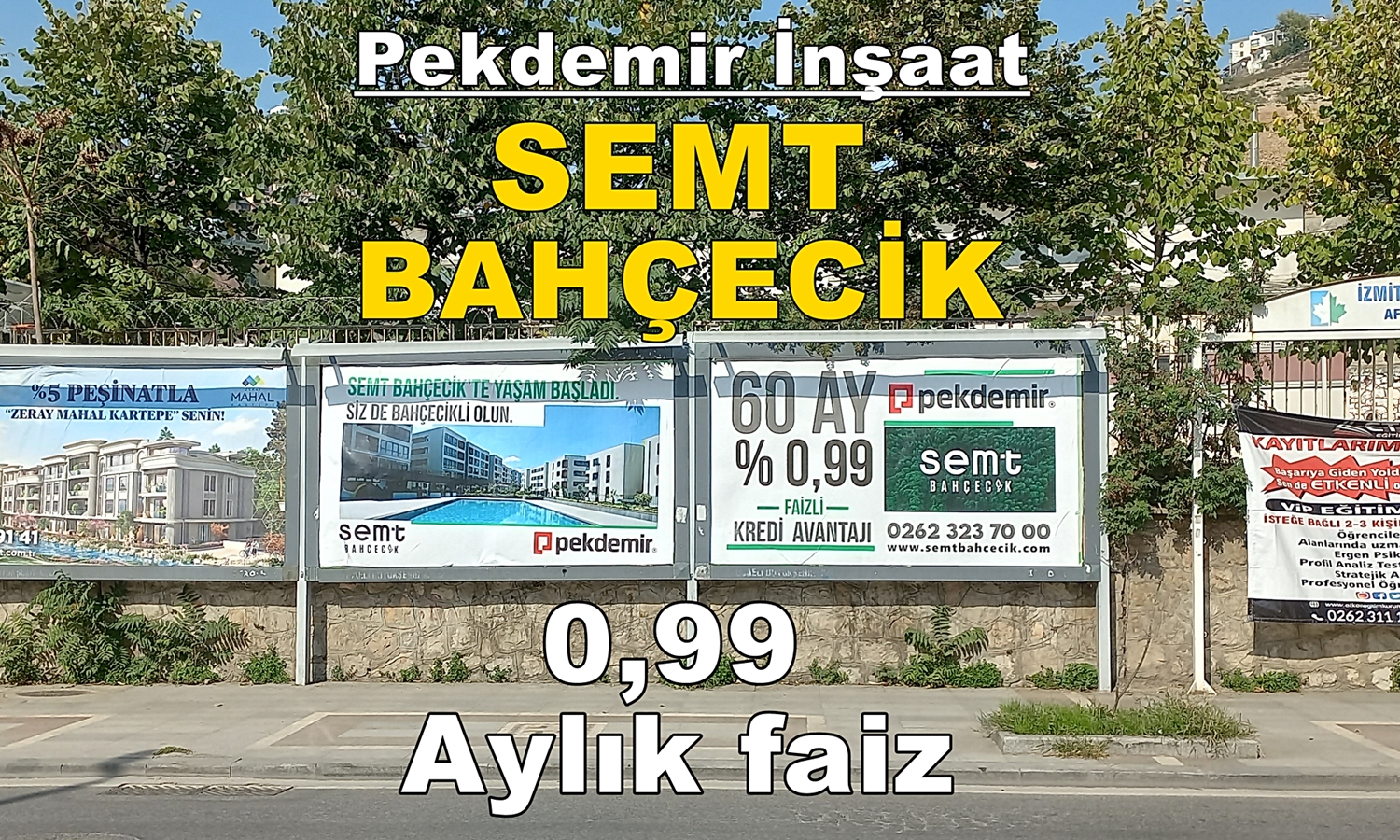 Pekdemir Semt Bahçecik Yaşam Başladı 3.200.000 TL’ye daire