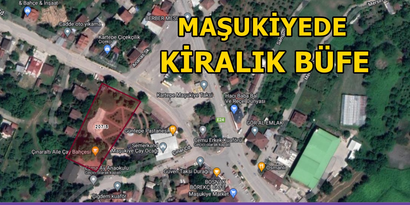 KARTEPE KÜLTÜR PARKI KİRALIK BÜFE