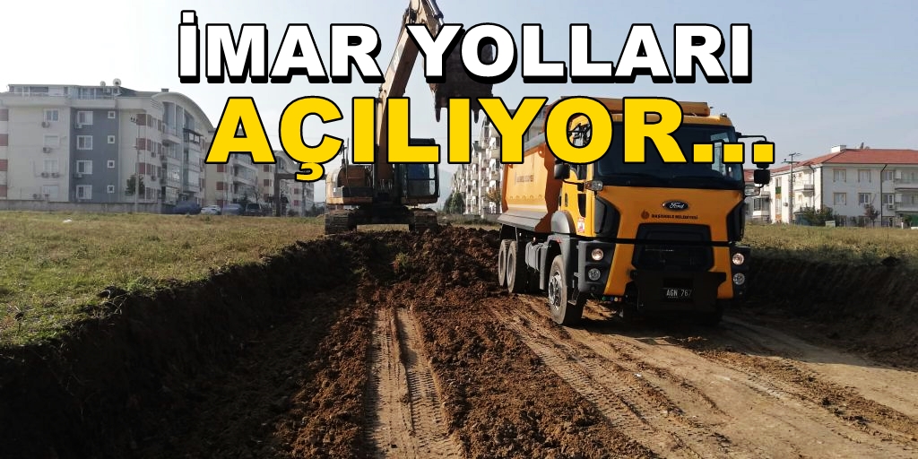 Fatih Mahallesi imar yolu açma çalışmalarını gerçekleştiriyor.