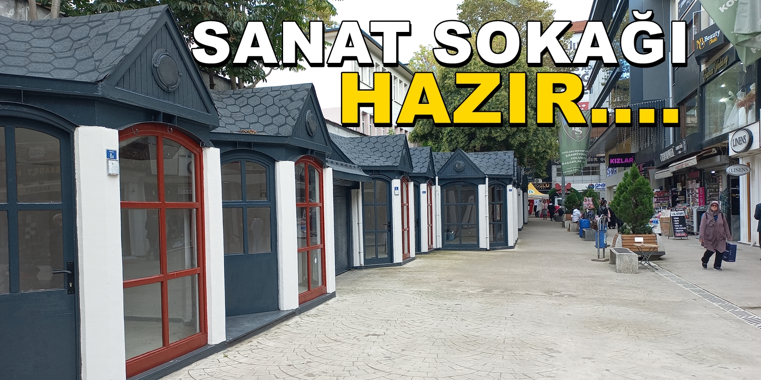 İzmit Sanat Sokağı Faaliyete Hazır