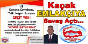 METEMO’DAN KAÇAK EMLAKÇIYA SAVAŞ