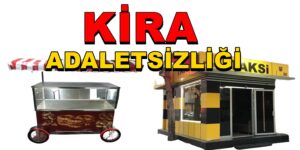 SİMİT TEZGAHI 6.000 TL, TAKSİ DURAĞI 1.100 TL