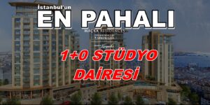 İstanbul’un en pahalı 1+0 Stüdyo Dairesi Maçka Residences Armani
