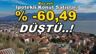 İpotekli Konut Satışlarındaki düşüş % -60,49