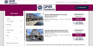 QNB Finansbank Satılık Gayrimenkuller İcradan Satılık evler