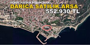 Darıca Satılık Arsa Yalı Mahallesi 552.930 TL