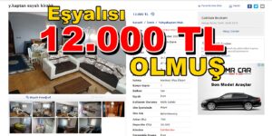 Yahya Kaptan’da eşyalı kiralık daire olmuş 12.000 TL