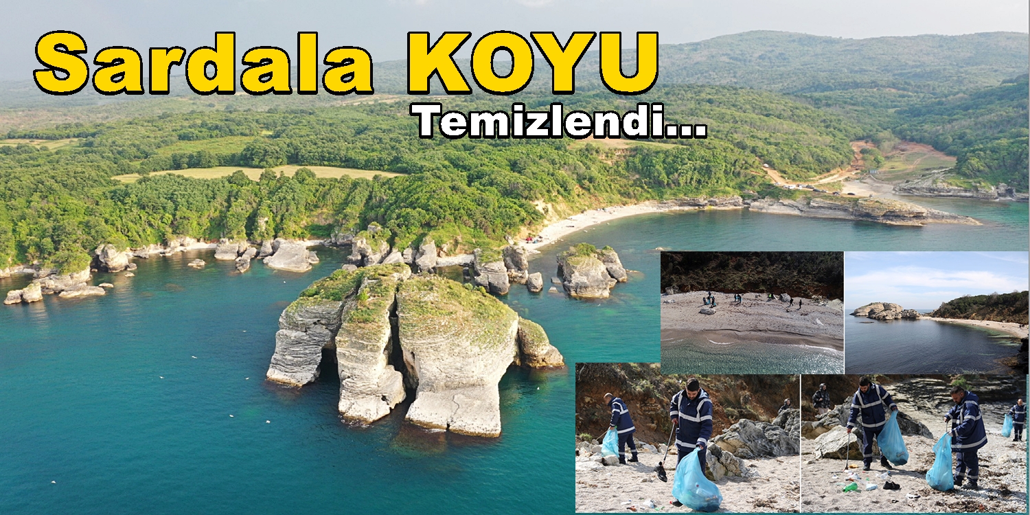 Kocaeli Doğal Güzelliklerinden Sardala Koyu Temizlendi