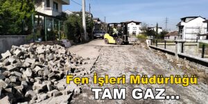 Başiskele Belediyesi Fen İşleri Müdürlüğü Tam Gaz Çalışıyor