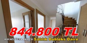 844.800 TL Derince Sırrıpaşa Mahallesi Satılık Dubleks Daire