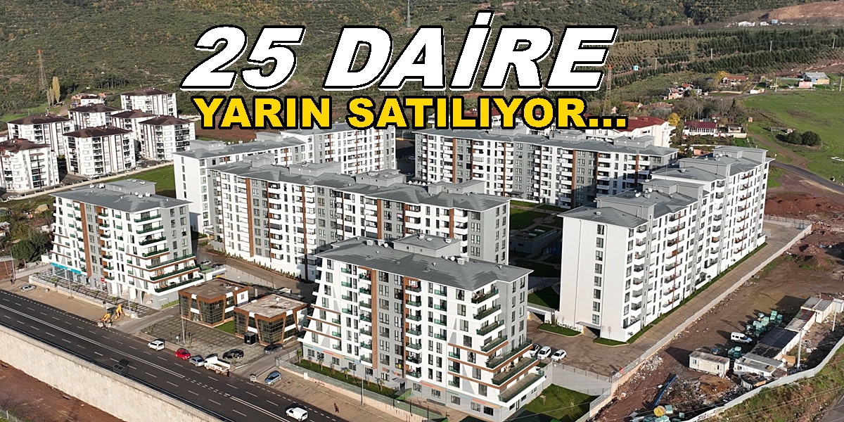 Derince Yenikent Araptepe´de 25 Daire İçin İhale 12 Nisan’da