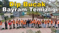 Dip Bucak Bayram Temizliği İçin Belediye Çalışmalara Başladı