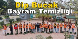 Dip Bucak Bayram Temizliği İçin Belediye Çalışmalara Başladı