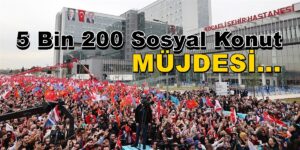 Erdoğan Kocaeli’ne 5 Bin 200 Sosyal Konut Müjdesini Verdi