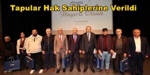 Gebze Balçık ve Pelitli’de Tapular Hak Sahiplerine Verildi