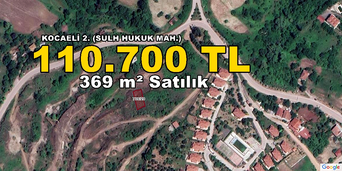 369 m² Başiskele Döngel Satılık Arsa İmarı Diğer Tarım Alanı