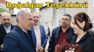 Kirazlıyalı Mahallesi’nden Başkan Söğüt’e Doğalgaz Teşekkürü