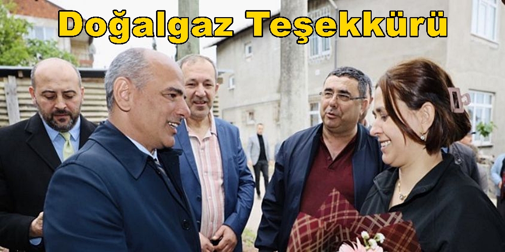 Kirazlıyalı Mahallesi’nden Başkan Söğüt’e Doğalgaz Teşekkürü