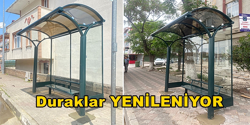 Büyükşehir 12 ilçede 3 Metrelik Kapalı Duraklarla Yeniliyor