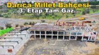 Darıca Millet Bahçesi Millet Kıraathanesi Kaba İnşaatı Tamam