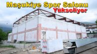 Kartepe Maşukiye Spor Salonu İnşaatı Hızla Yükseliyor