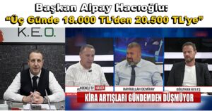 Alpay Hacıoğlu; “Üç Günde 18.000 TL’den 20.500 TL’ye” Çıktı