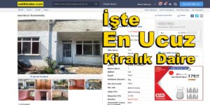 İzmit’in En Ucuz Kiralık Dairesini Sizler İçin Araştırdık..!
