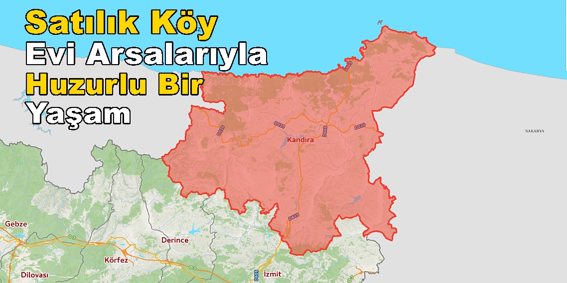 Kandıra’da Satılık Köy Evi Arsalarıyla Huzurlu Bir Yaşam