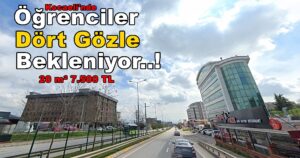 Öğrenciler Dört Gözle Bekleniyor..! 20 m² Fiyatı 7.500 TL