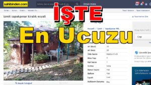 İŞTE..! “İzmit’in En Ucuz Kiralık Müstakil Evi” Fırsat..!