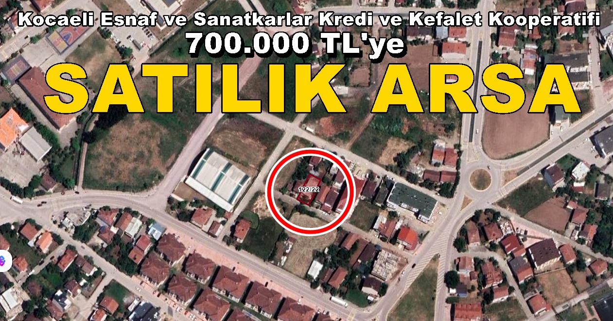 Kocaeli Esnaf Kefalet Kartepe Köseköy’de Arsayı Satıyor…