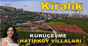 İzmit Kuruçeşme Hatipköy Kiralık Villa Doğa ile İç İçe Yaşa