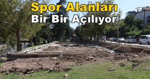 Derince’ye Değer Katacak Spor Alanları Bir Bir Açılıyor