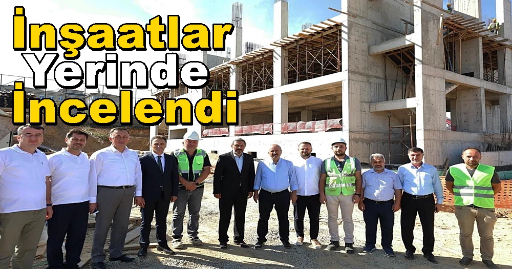 Gebze Teknik Anadolu ve İmam Hatip İnşaatları İncelendi