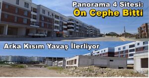 Panorama 4 Sitesi: Ön Cephe Bitti Arka Kısım Yavaş İlerliyor