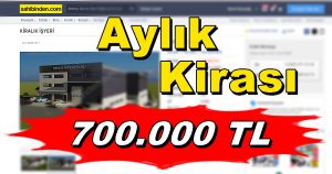 700.000 TL KARTEPE Kiralık Depo veya Fabrika Binası