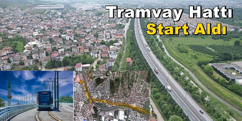 3,8 Km’lik Alikahya Stadyum Tramvay Hattı Start Aldı