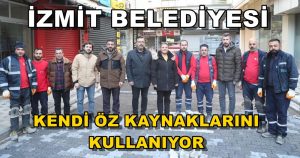 İzmit Belediyesi Özgücüyle Akça Cami Caddesi’ni Yeniliyor