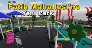 İzmit Alikahya Fatih Mahallesi’ne Yeni Park İnşa Ediliyor