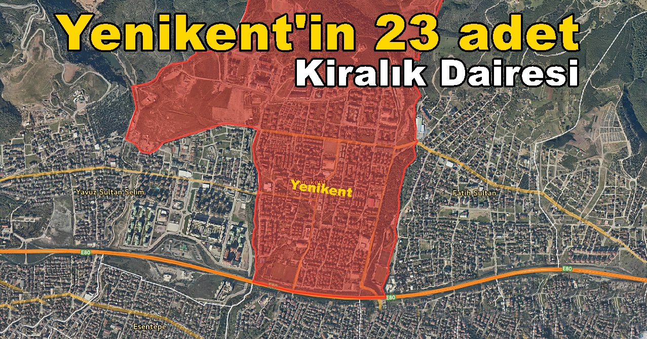 23 Adet Kocaeli Derince Yenikent Kiralık Daire Mercek Altı!