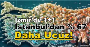 İzmir’de Satılık “SIFIR” 1+1 İstanbul’dan % 67 Daha Ucuz!