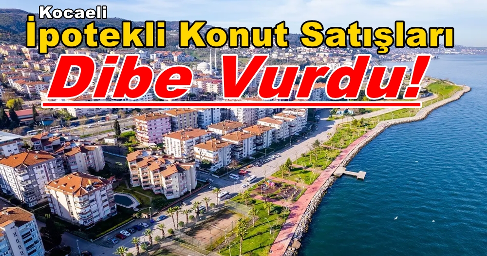 Kocaeli İpotekli Konut Satışları Dibe Vurdu: Düşüş %51.88