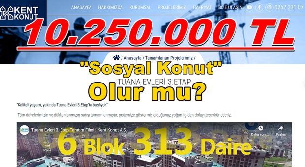 10.250.000 TL’ye “Sosyal Konut” Olur Mu?