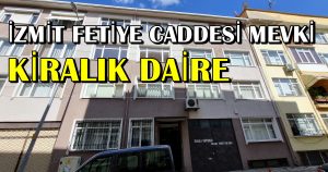 Fırsat! İzmit Merkez Kiralık Arakat 3+1 Daire