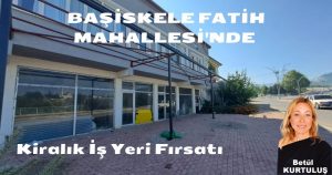 Başiskele Fatih Mahallesi’nde Kiralık İş Yeri Fırsatı