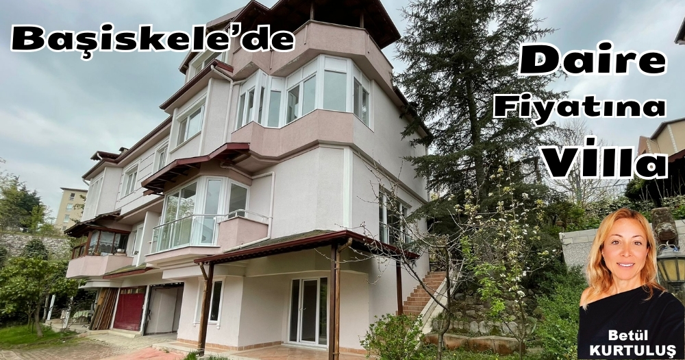 Başiskele’de Daire Fiyatına Lüks Villa Fırsatı!