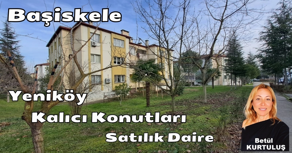 Başiskele Yeniköy Kalıcı Konutları’nda Satılık Daire