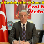 Sakarya Emlakçılar Odası Başkanı Erol Maden Vefat Etti
