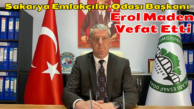 Sakarya Emlakçılar Odası Başkanı Erol Maden Vefat Etti