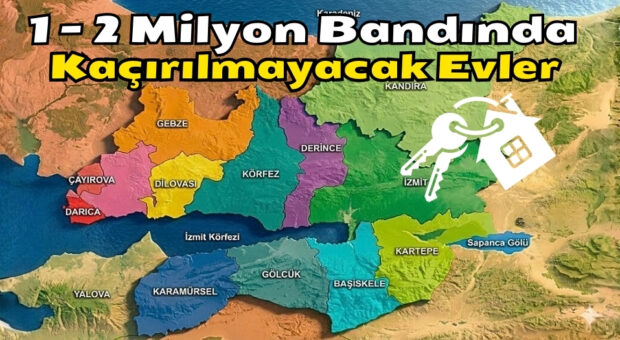 1–2 Milyon TL Arasında Kocaeli’de Kaçırılmayacak Evler